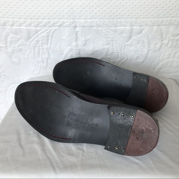 TOPMAN black/maroon formal shoe - Picture 5 of 5